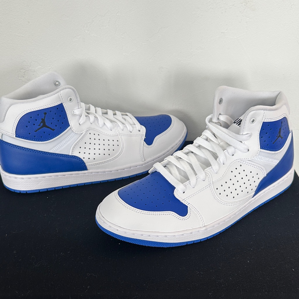 Nike Air Jordan Access Ar3762-104 White Game Royal Men’s Basketball Shoes